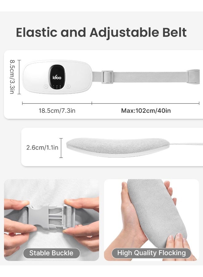 iDOO Portable Heating Pad for Period Cramps, Cordless Heating Pad for Back Pain Relief - Image 5